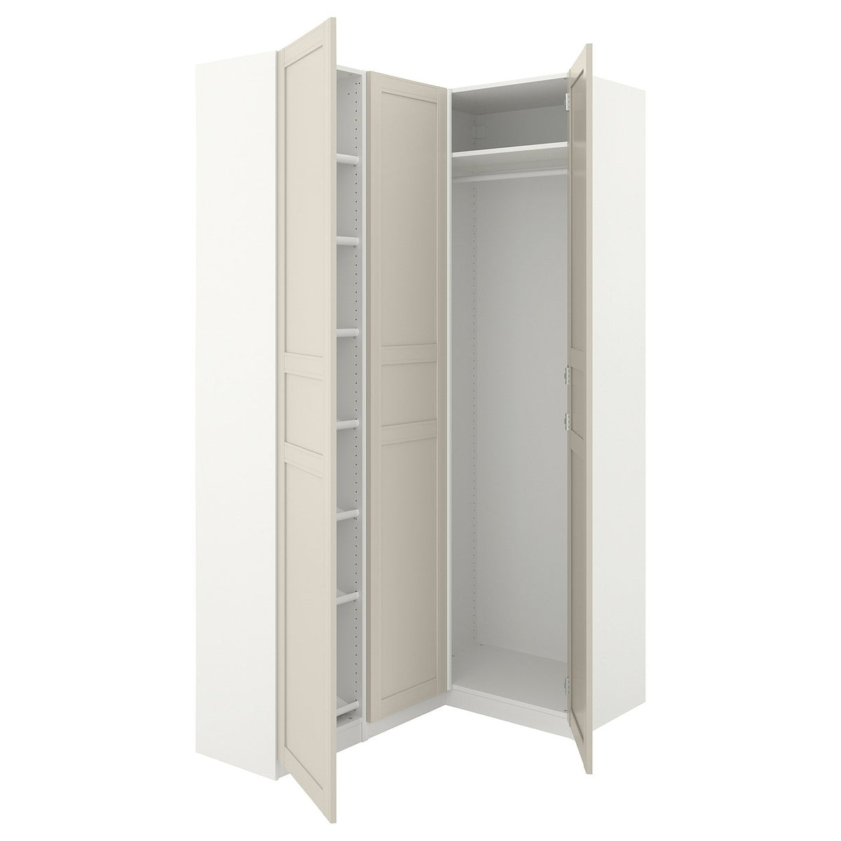 PAX / FLISBERGET corner wardrobe