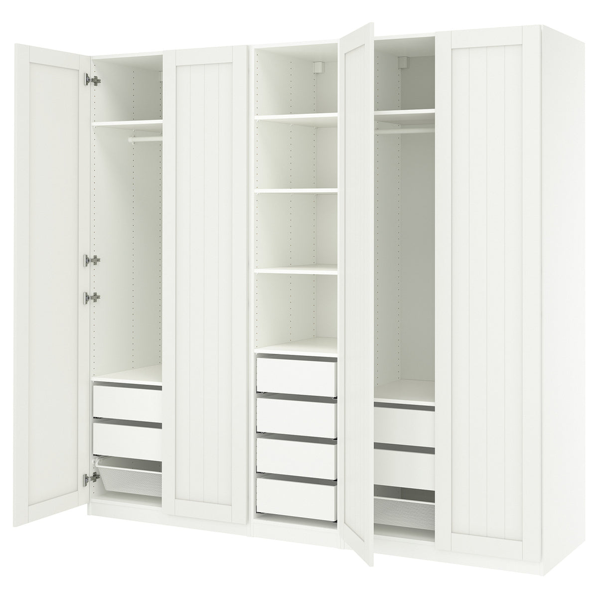 PAX / GULLABERG wardrobe combination, 250x60x236 cm