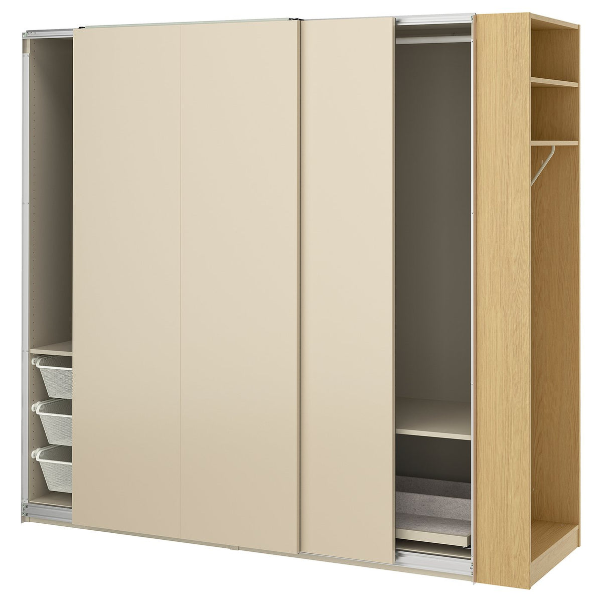 PAX / HASVIK wardrobe with sliding doors