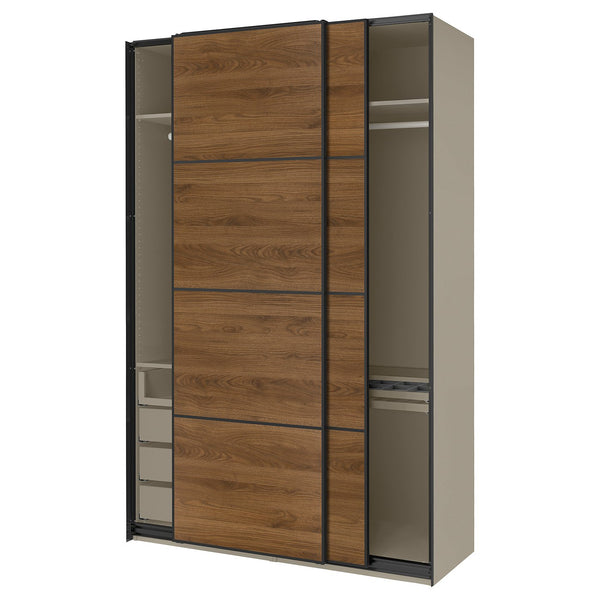PAX / MEHAMN wardrobe with sliding doors