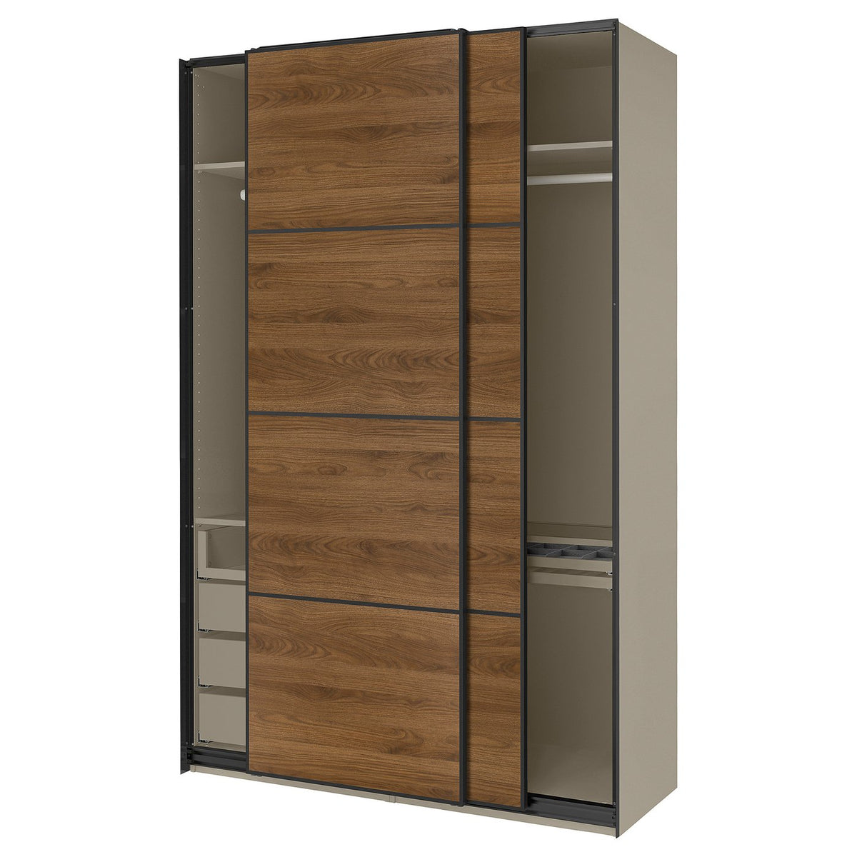 PAX / MEHAMN wardrobe with sliding doors