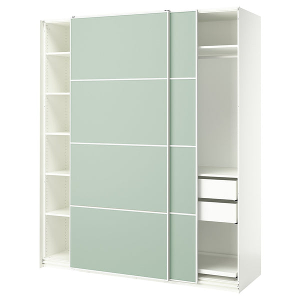 PAX / MEHAMN wardrobe with sliding doors