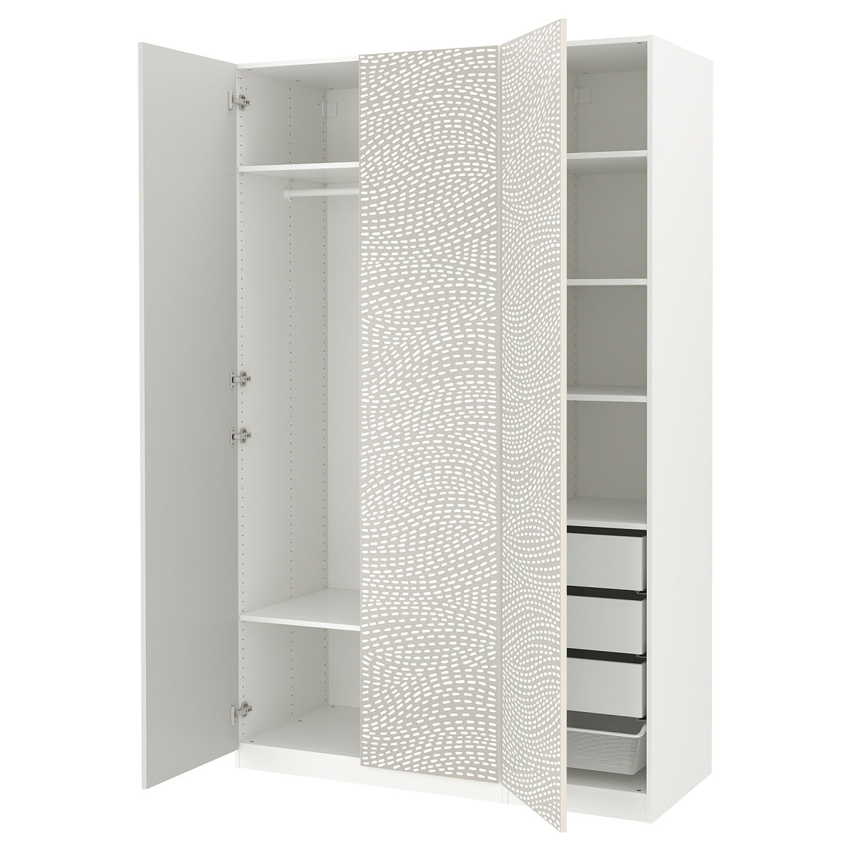 PAX / MISTUDDEN wardrobe combination, 150x60x236 cm