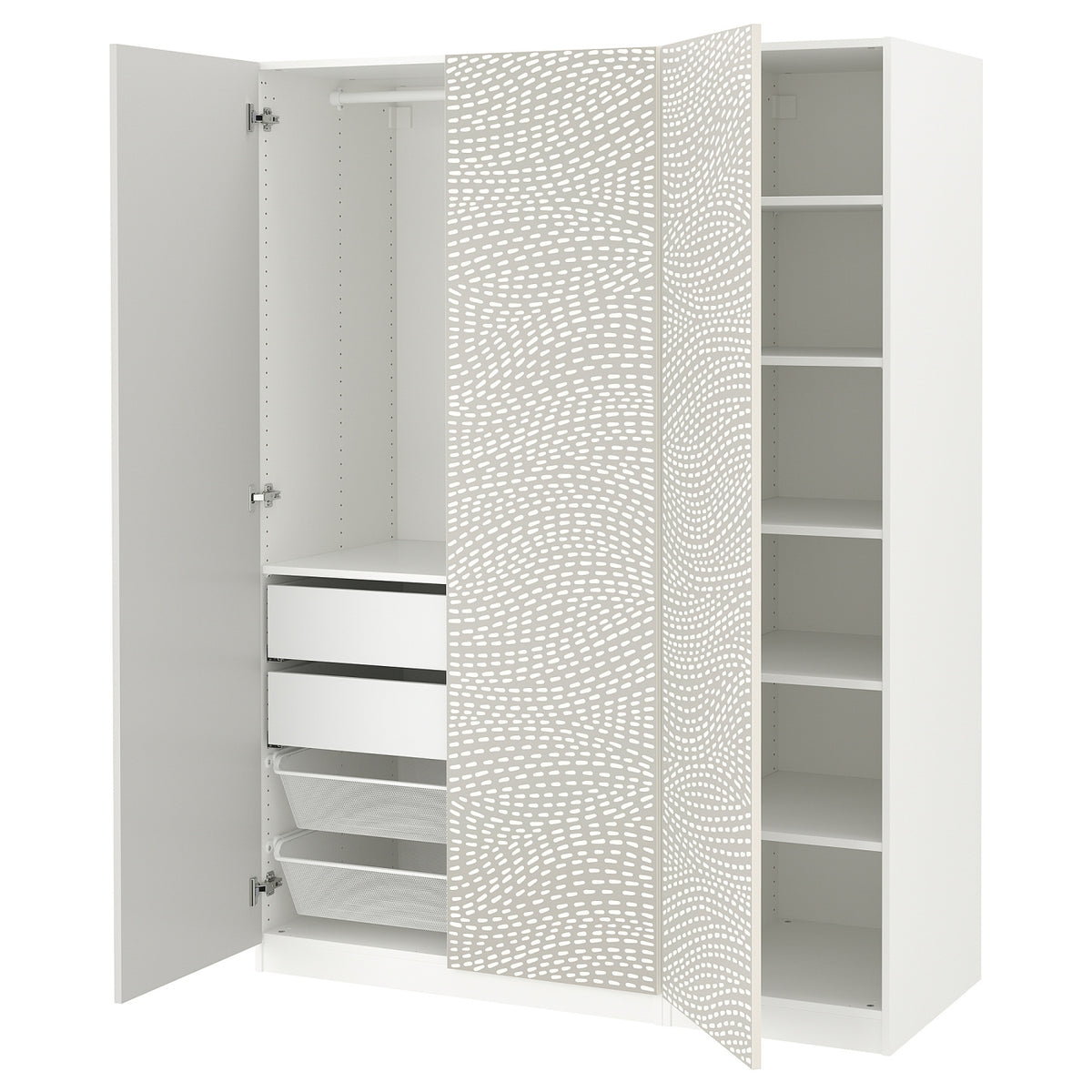 PAX / MISTUDDEN wardrobe combination, 150x60x201 cm