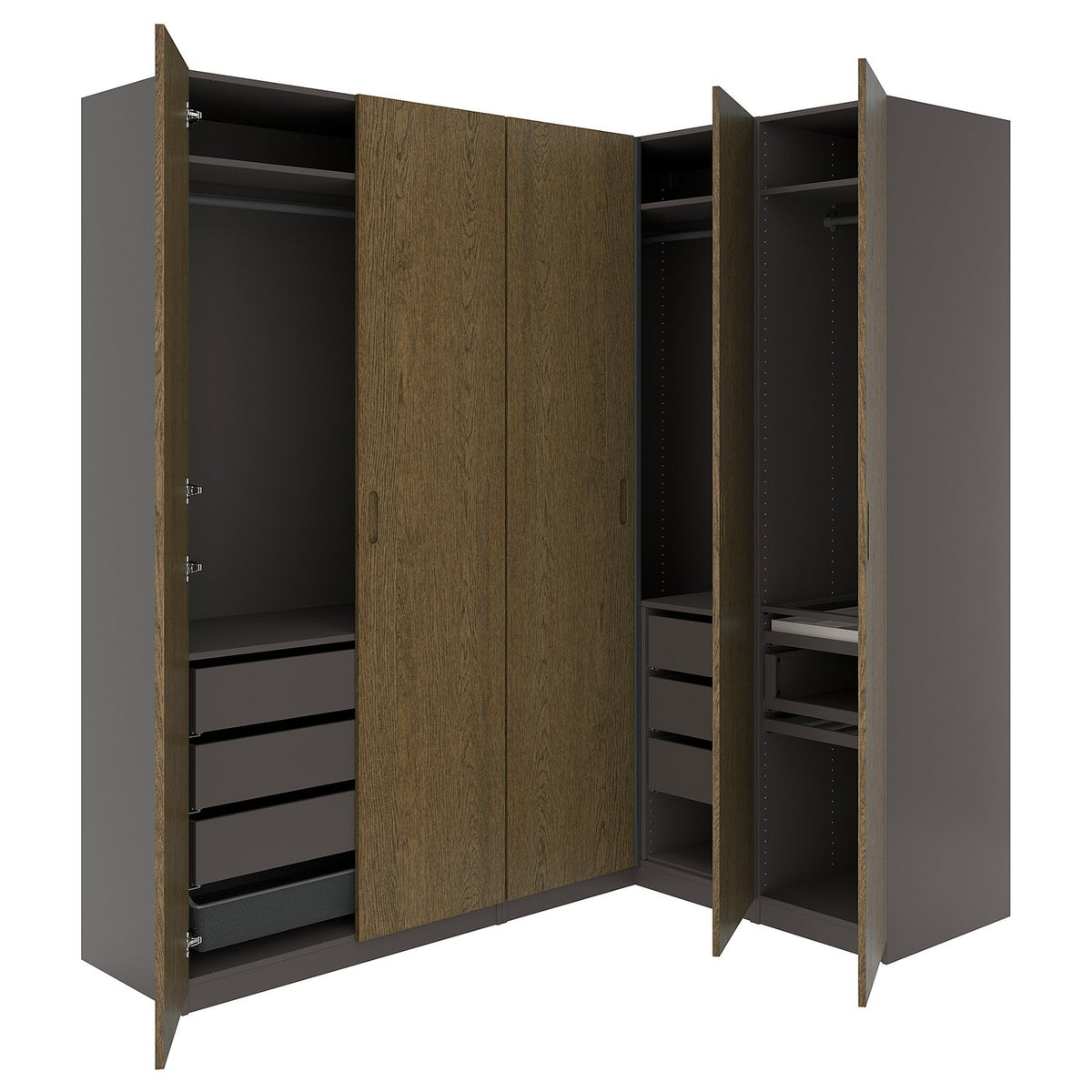 PAX / TONSTAD corner wardrobe