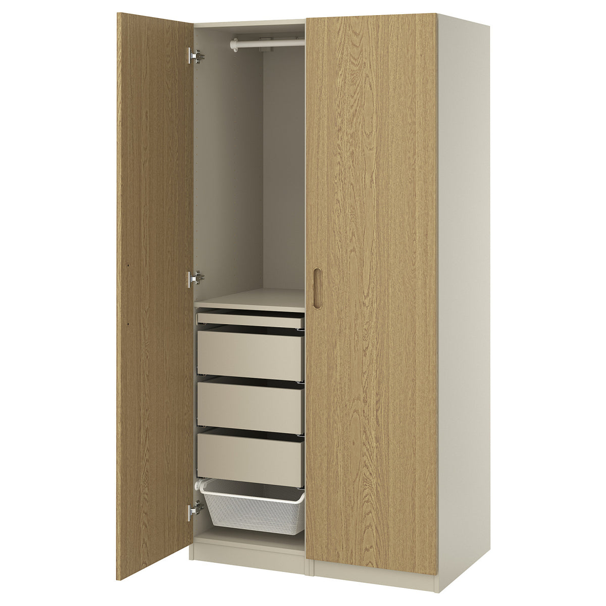 PAX / TONSTAD wardrobe combination, 100x60x201 cm