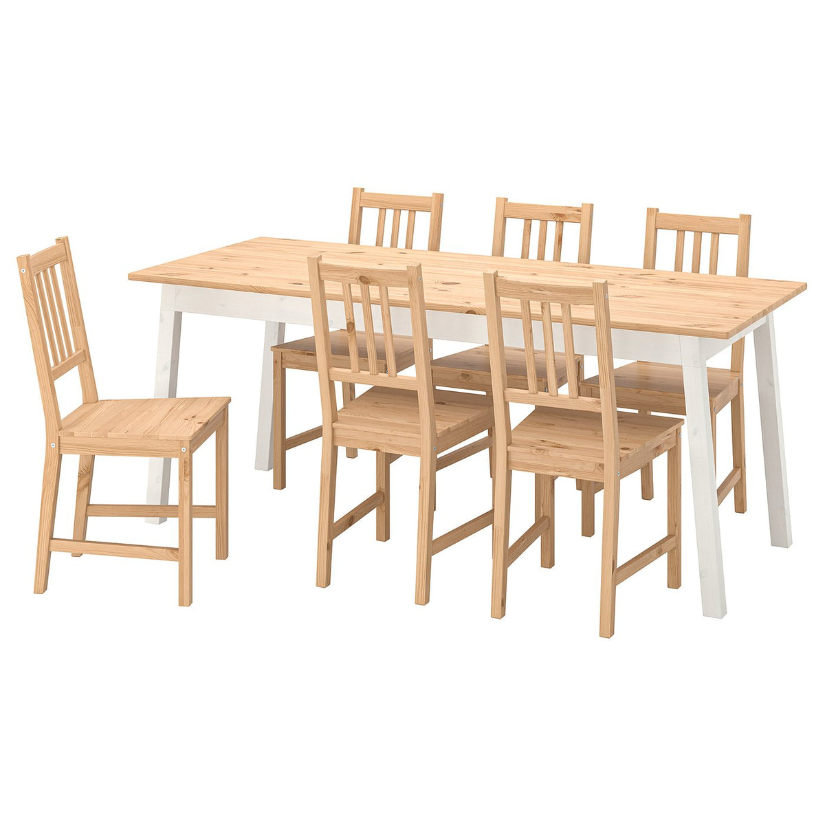PINNTORP / PINNTORP Table and 6 chairs