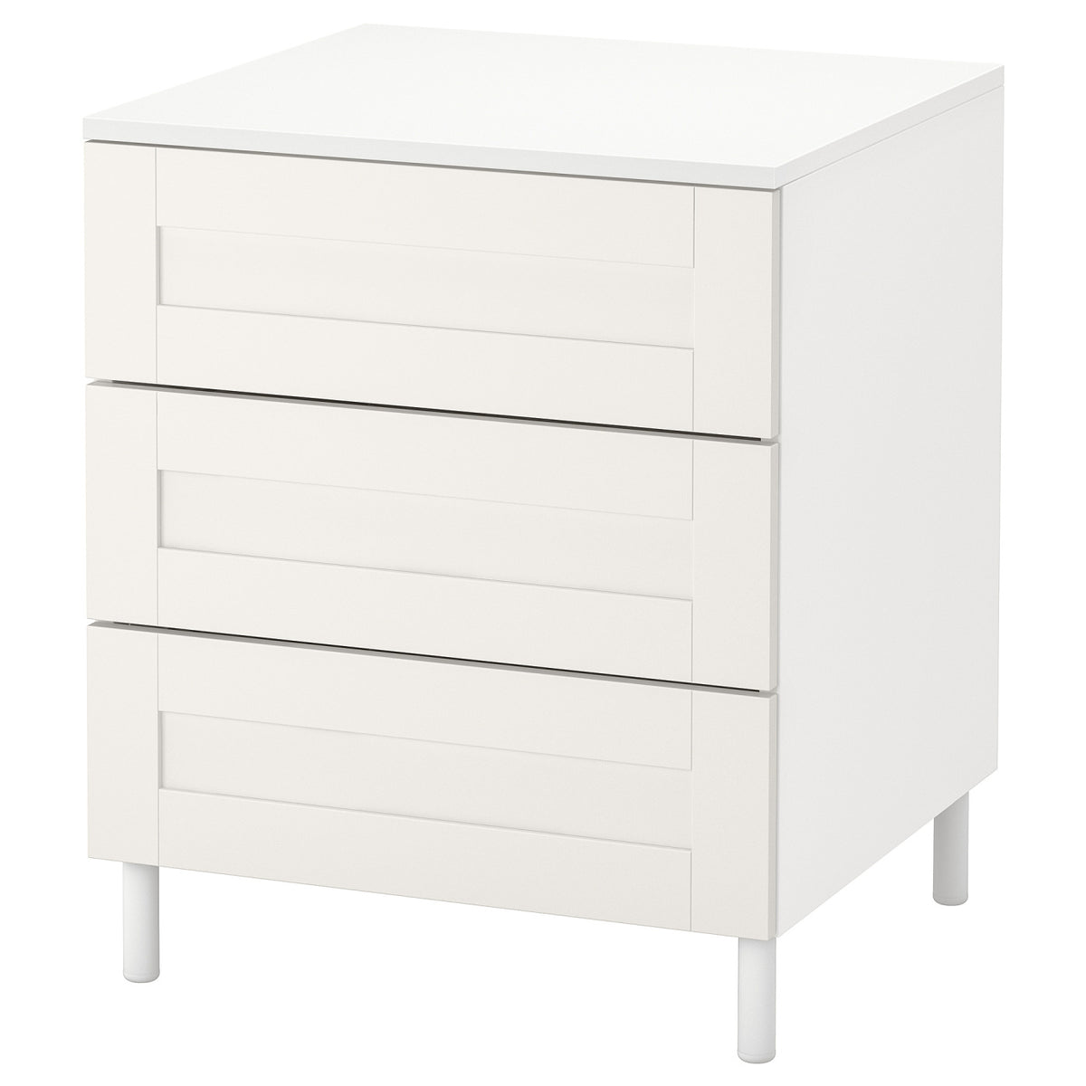 PLATSA chest of 3 drawers, 60x57x73 cm