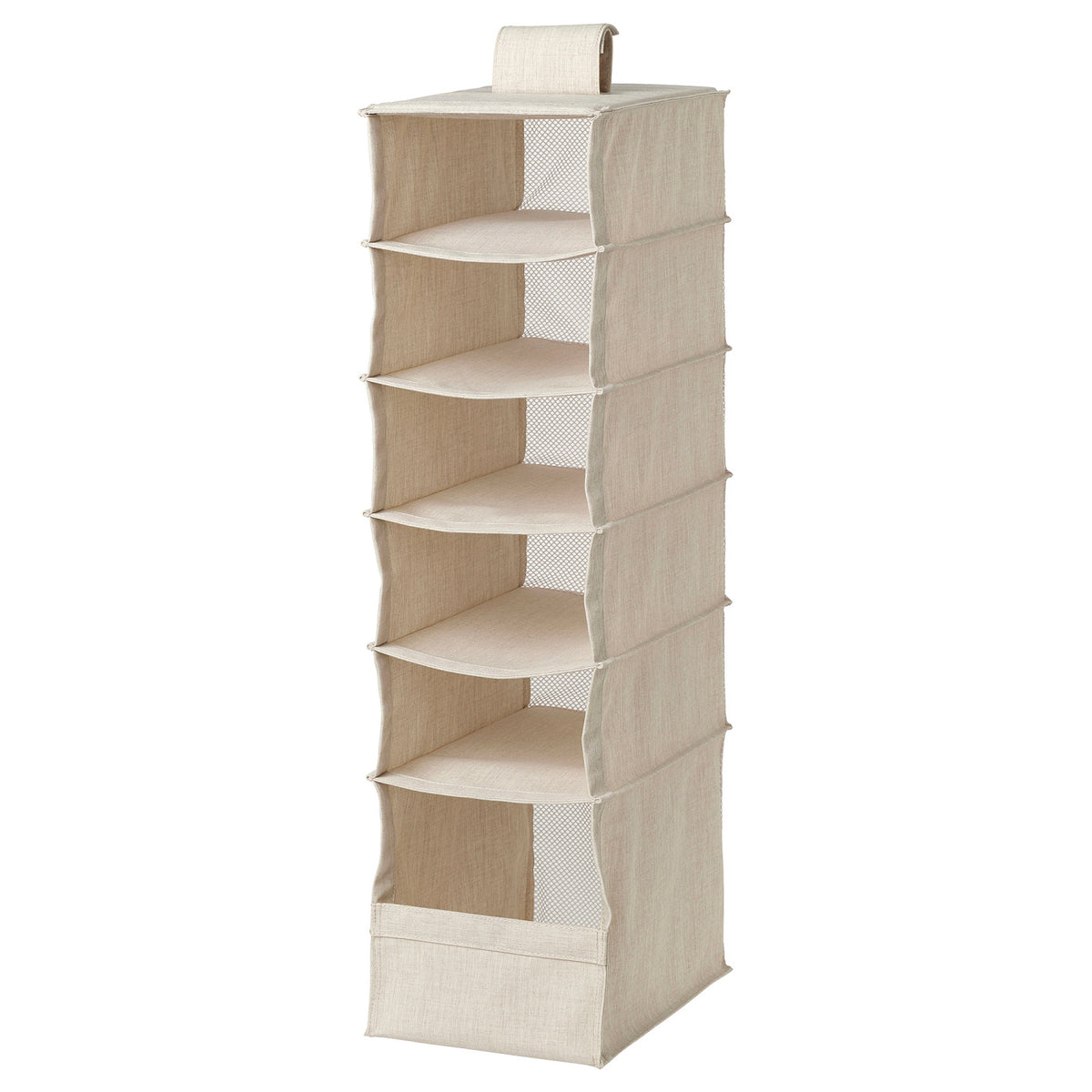 PURRPINGLA hanging storage w 6 compartments, 22x34x80 cm