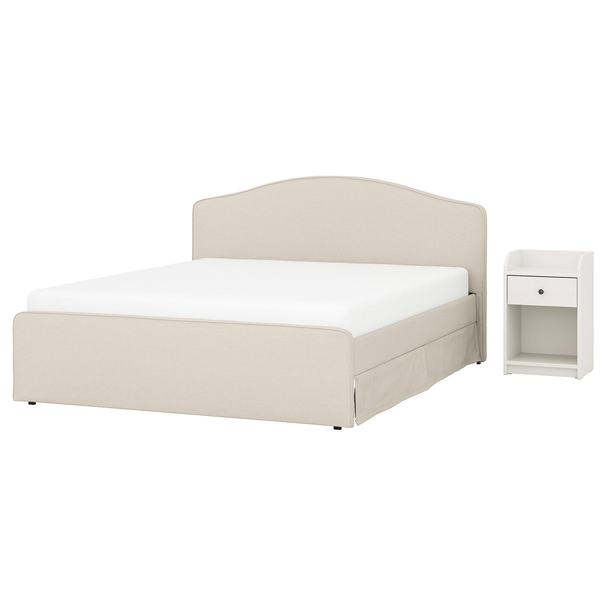 RAMNEFJÄLL / HAUGA bedroom furniture, set of 2