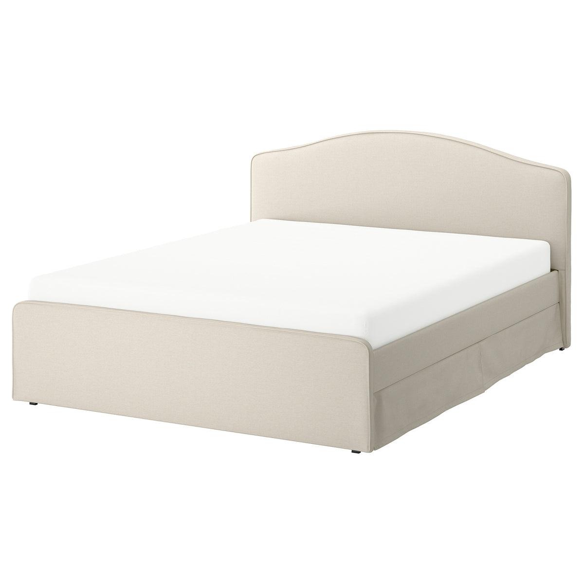 RAMNEFJÄLL upholstered bed frame