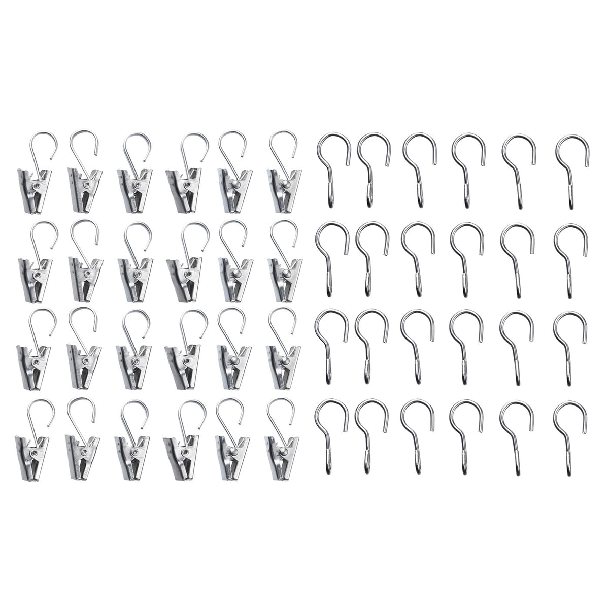 RIKTIG curtain hook with clip