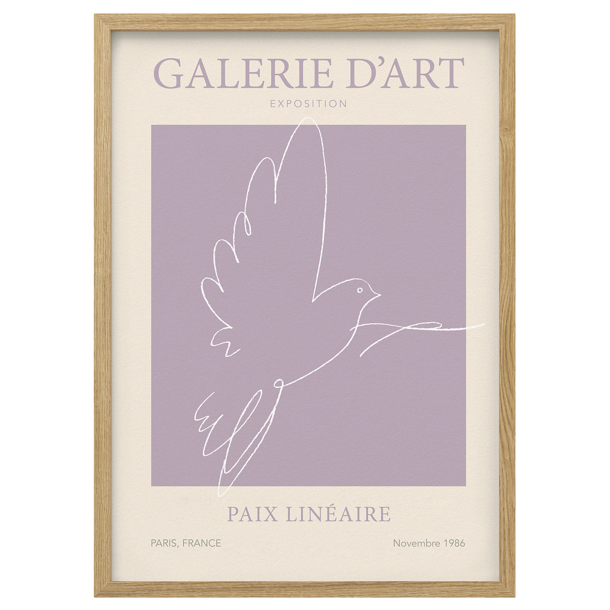 RÖDALM frame with poster, 50x70 cm