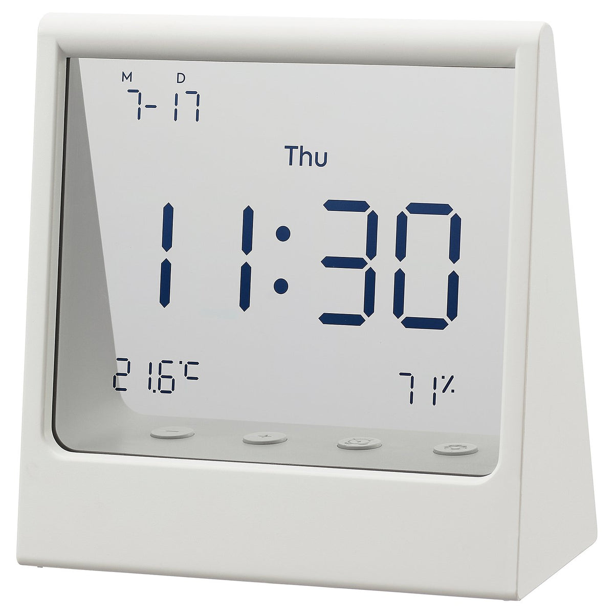 RÖDBENA Alarm clock with hygro-/thermometer