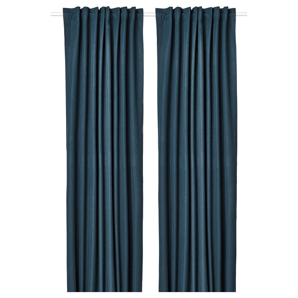ROSENMANDEL room darkening curtains, 1 pair