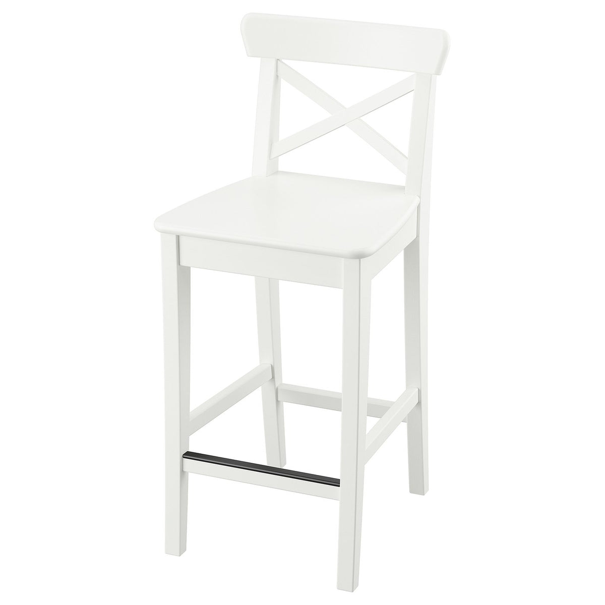 ROSENTORP bar stool with backrest