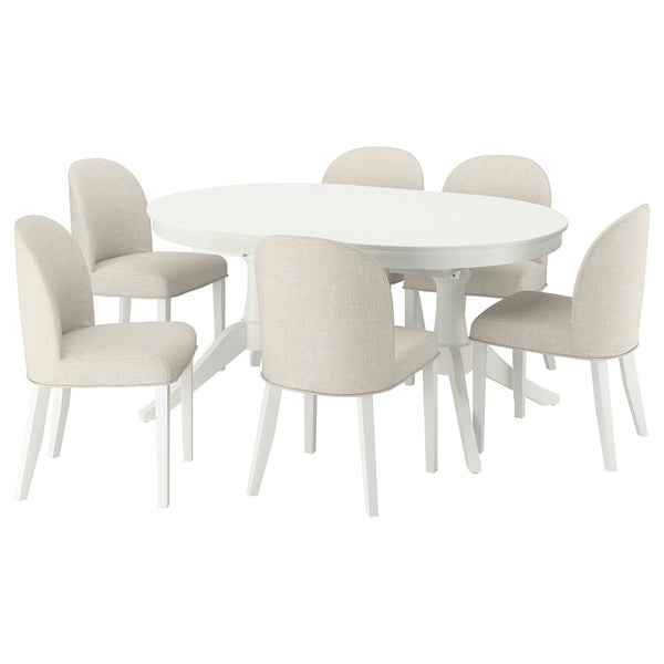 ROSENTORP / ROSENTORP table and 6 chairs
