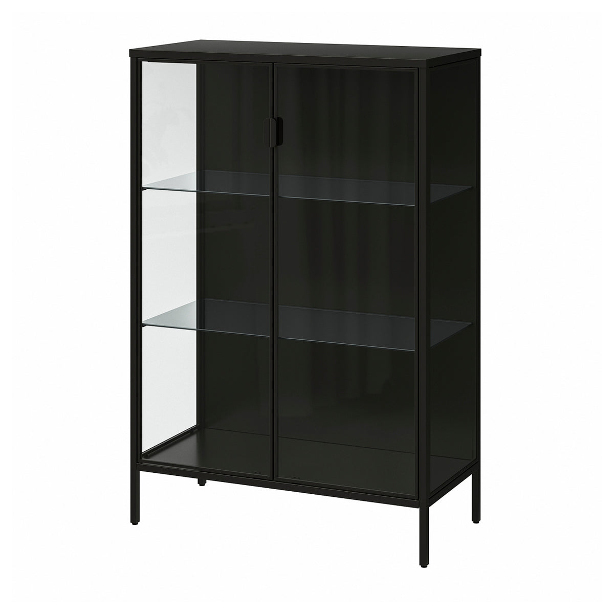 RUDSTA glass-door cabinet, 80x37x120 cm