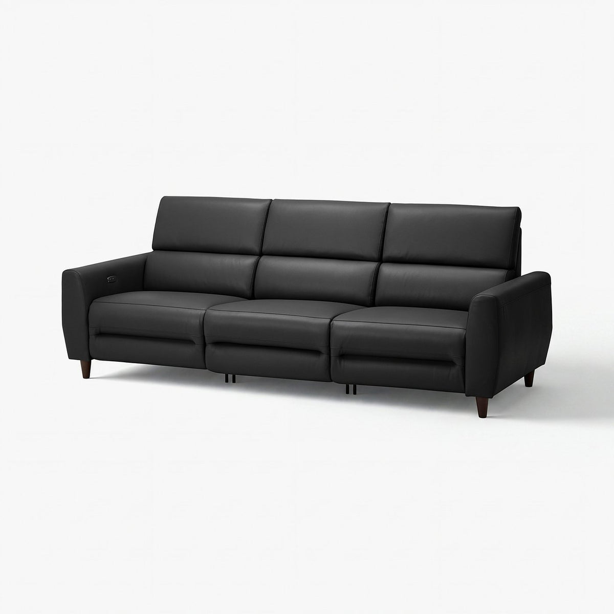RULLERUM 3-seat sofa w 2 electric recliners