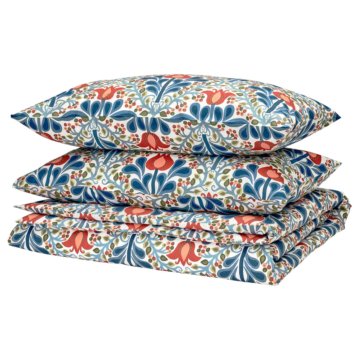SÄTERVIDE duvet cover and 2 pillowcases