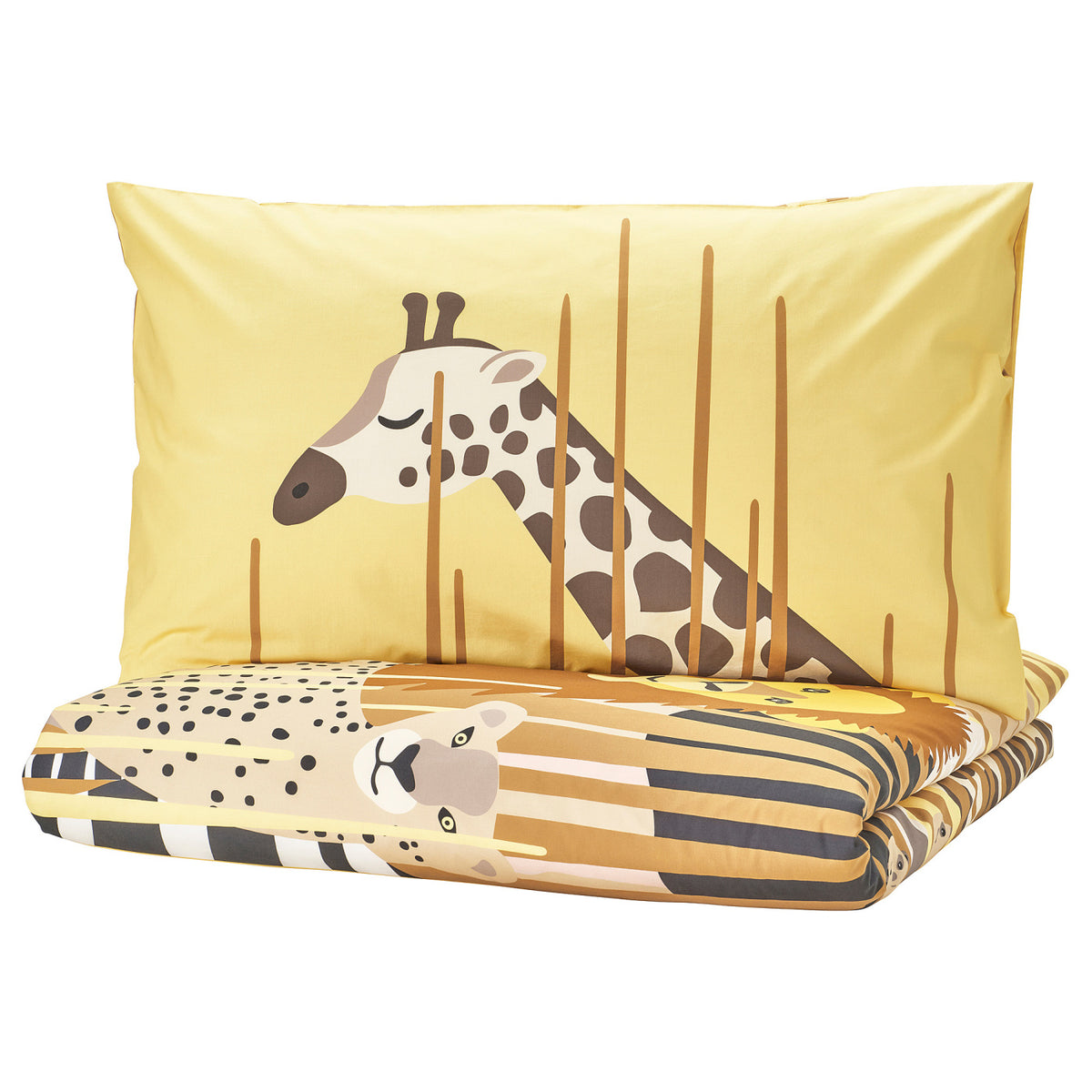 SANDLÖPARE duvet cover and pillowcase