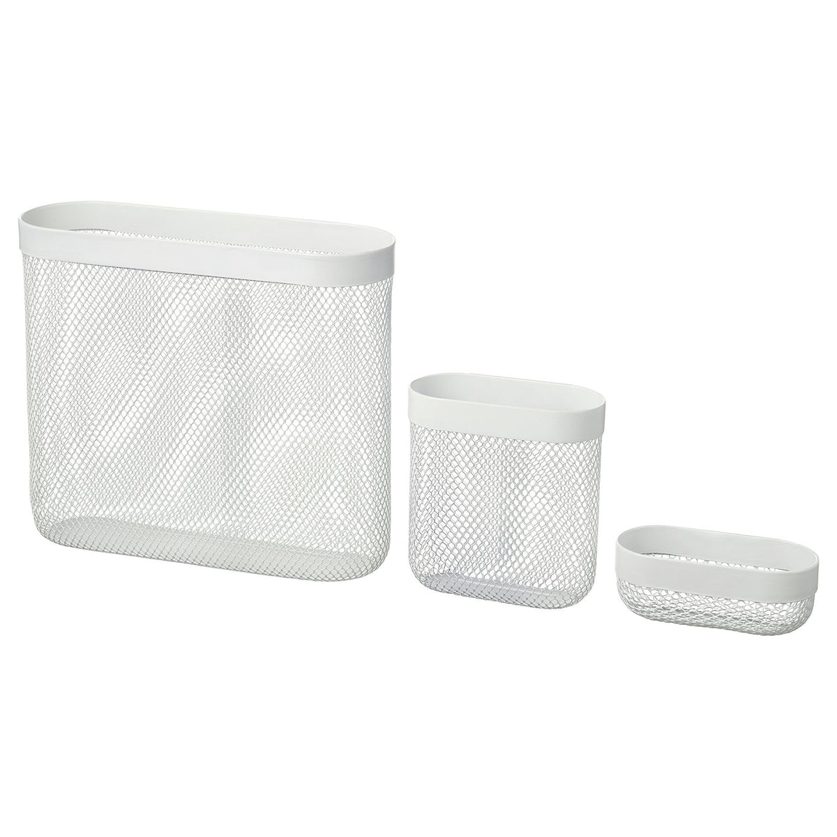 SKÅDIS storage basket, set of 3