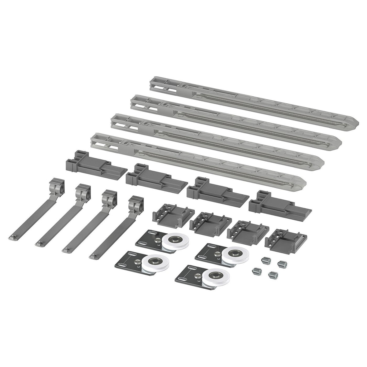 SKYTTA fitting package for two track rail