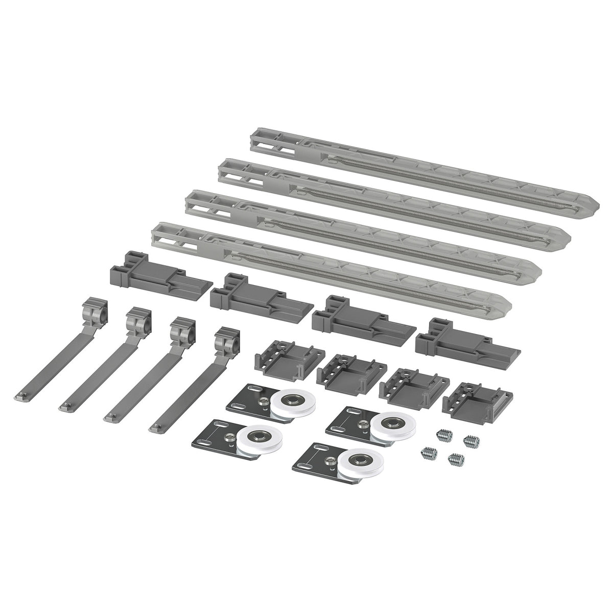 SKYTTA fitting package for two track rail