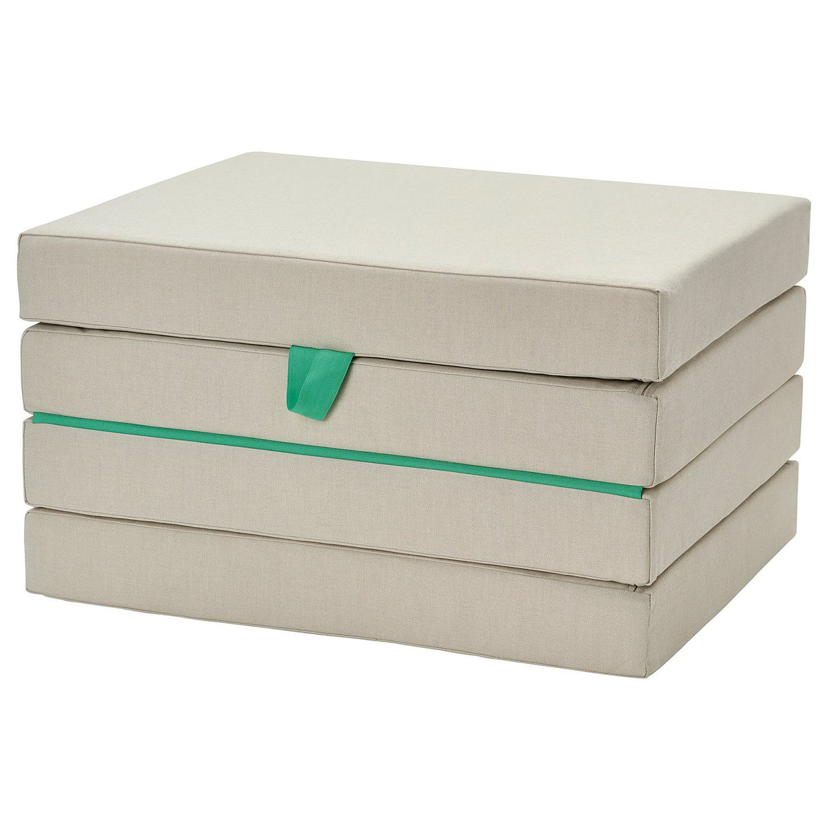 SLÄKT pouffe/mattress, foldable