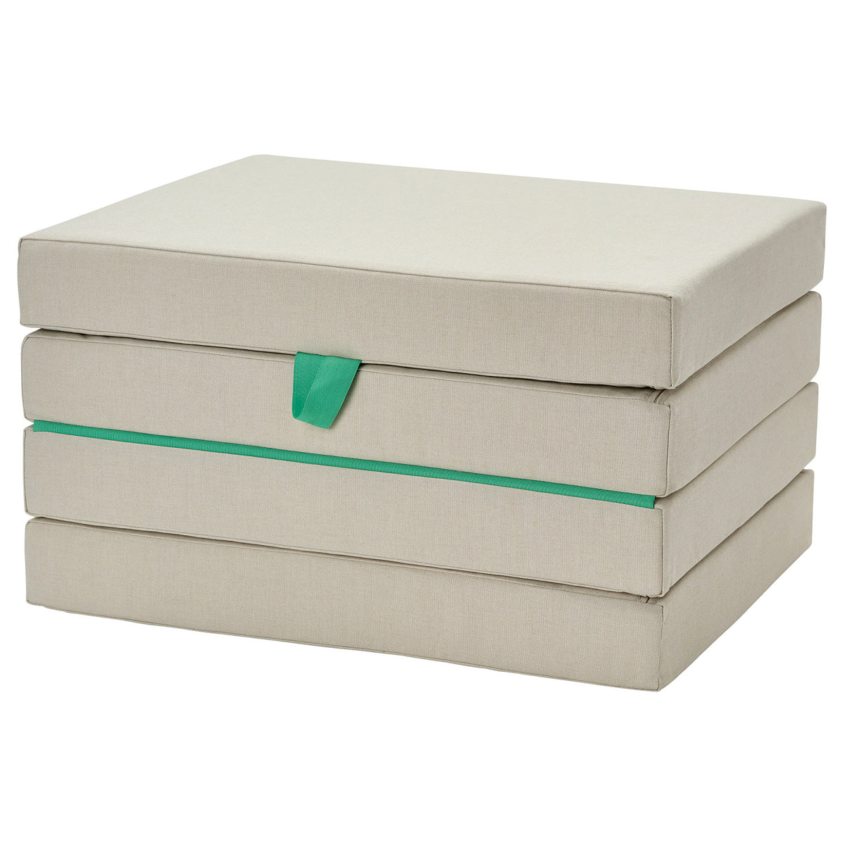 SLÄKT pouffe/mattress, foldable