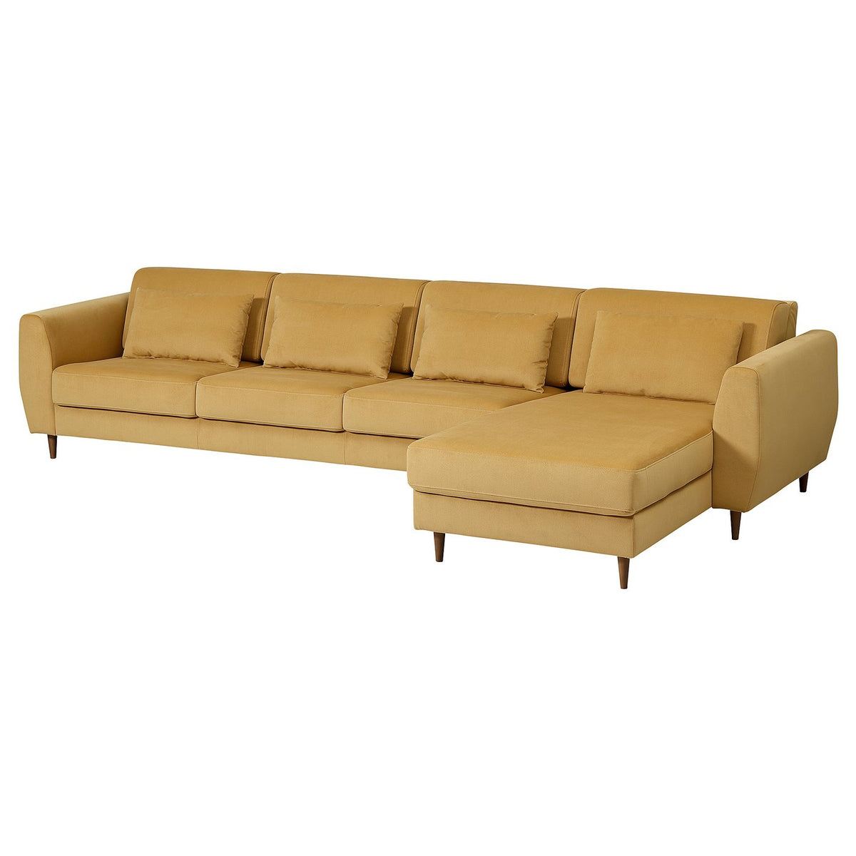 SLATORP 4-seat sofa with chaise longue