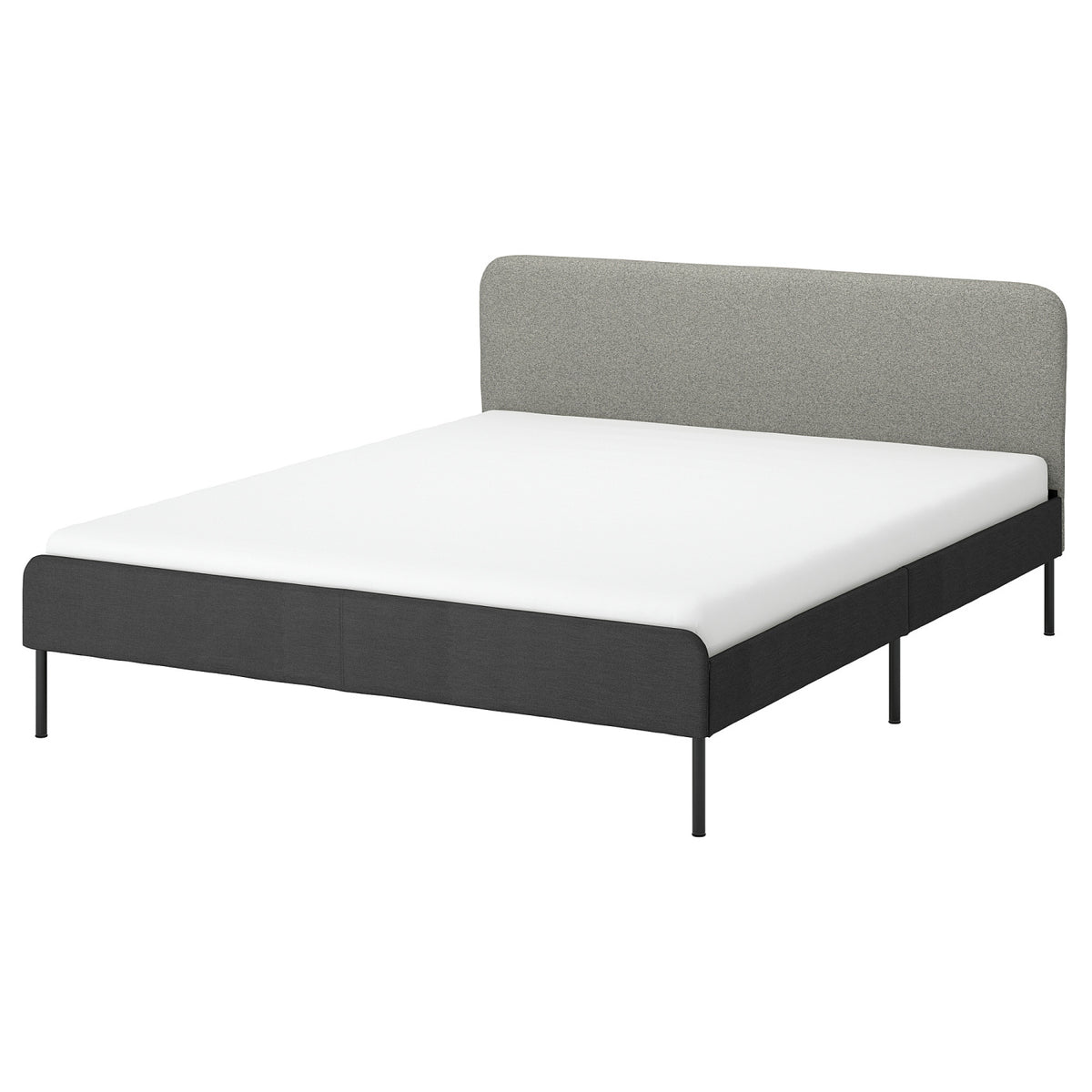 SLATTUM upholstered bed frame