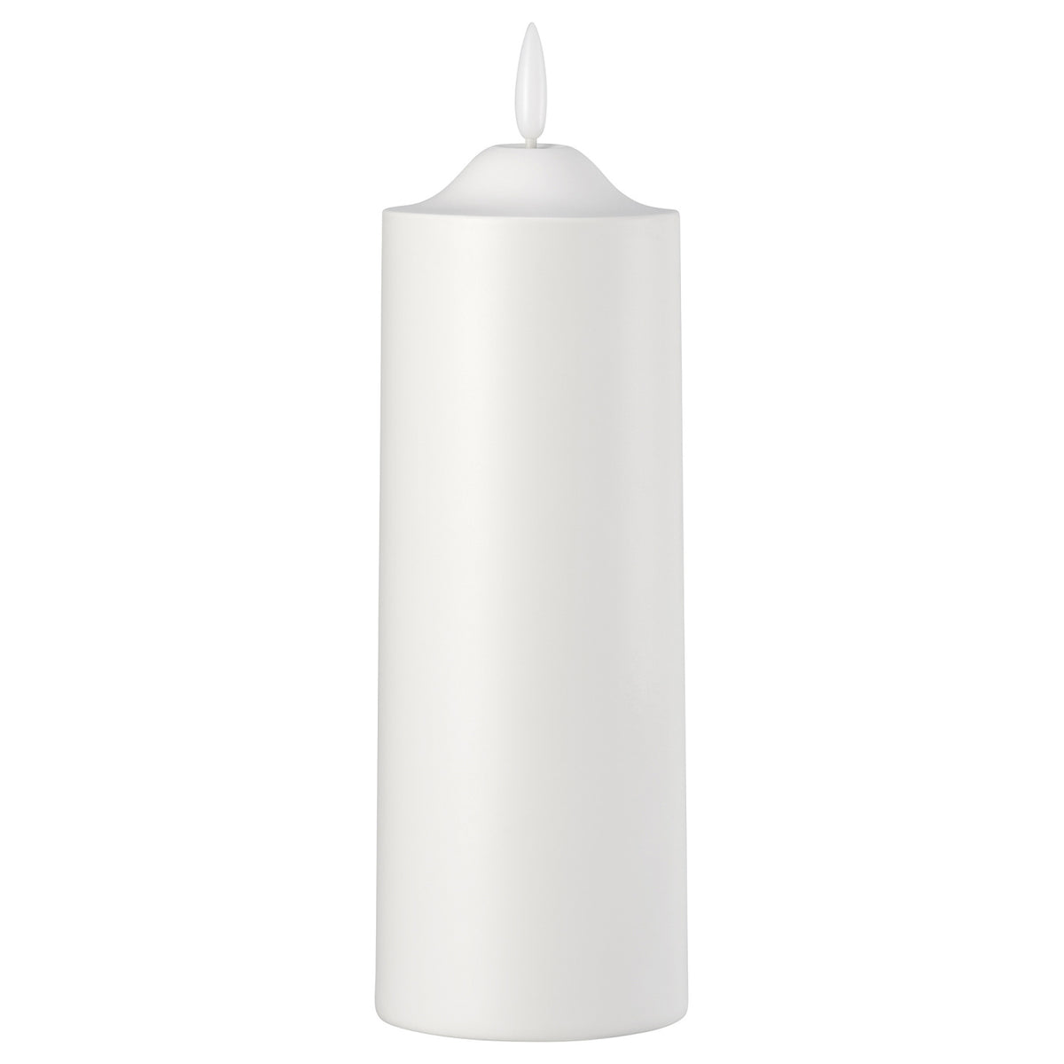 SMÅLOM LED pillar candle, 19 cm