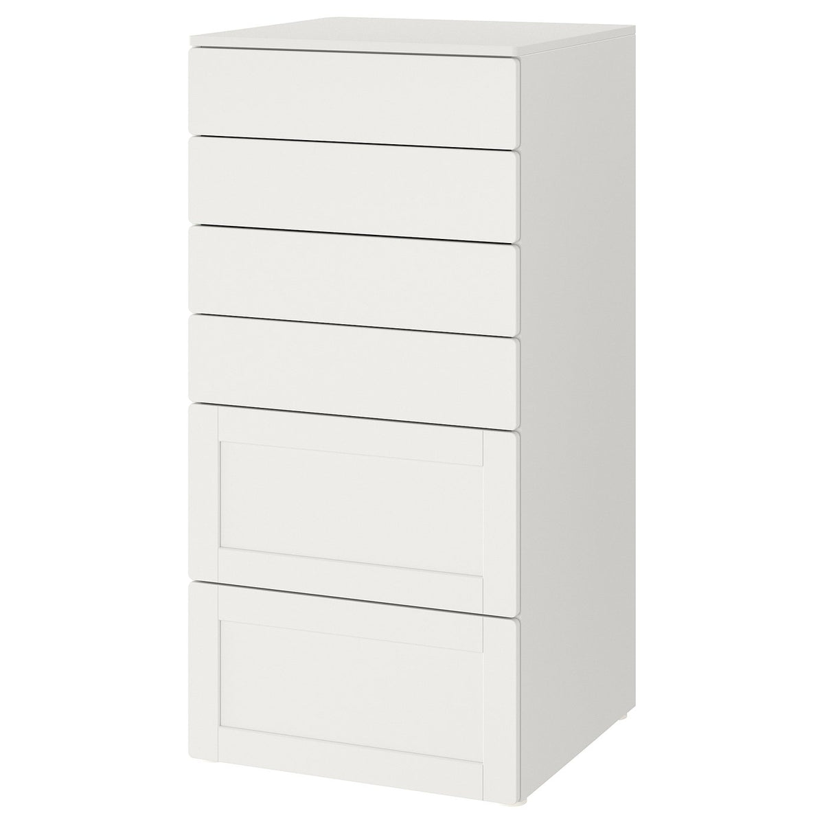 SMÅSTAD / PLATSA chest of 6 drawers