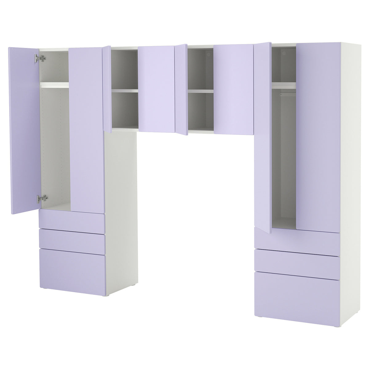 SMÅSTAD / PLATSA storage combination, 240x42x181 cm