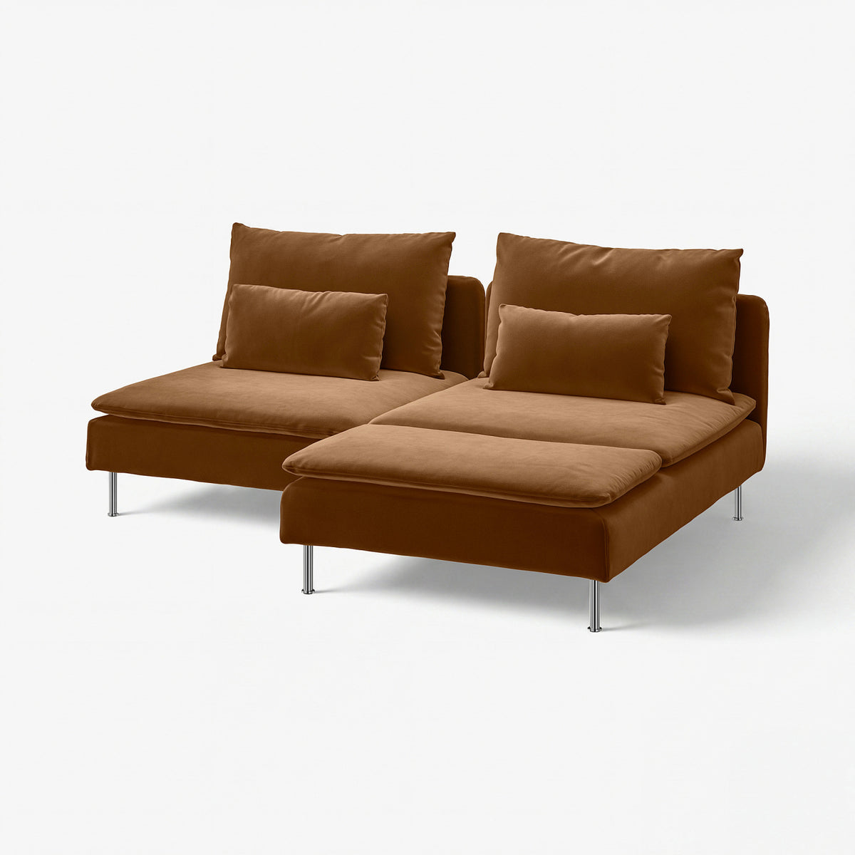 SÖDERHAMN 2-seat sofa with chaise longue