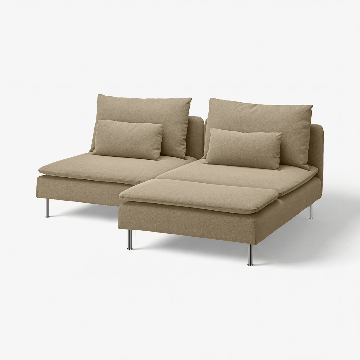 SÖDERHAMN 2-seat sofa with chaise longue
