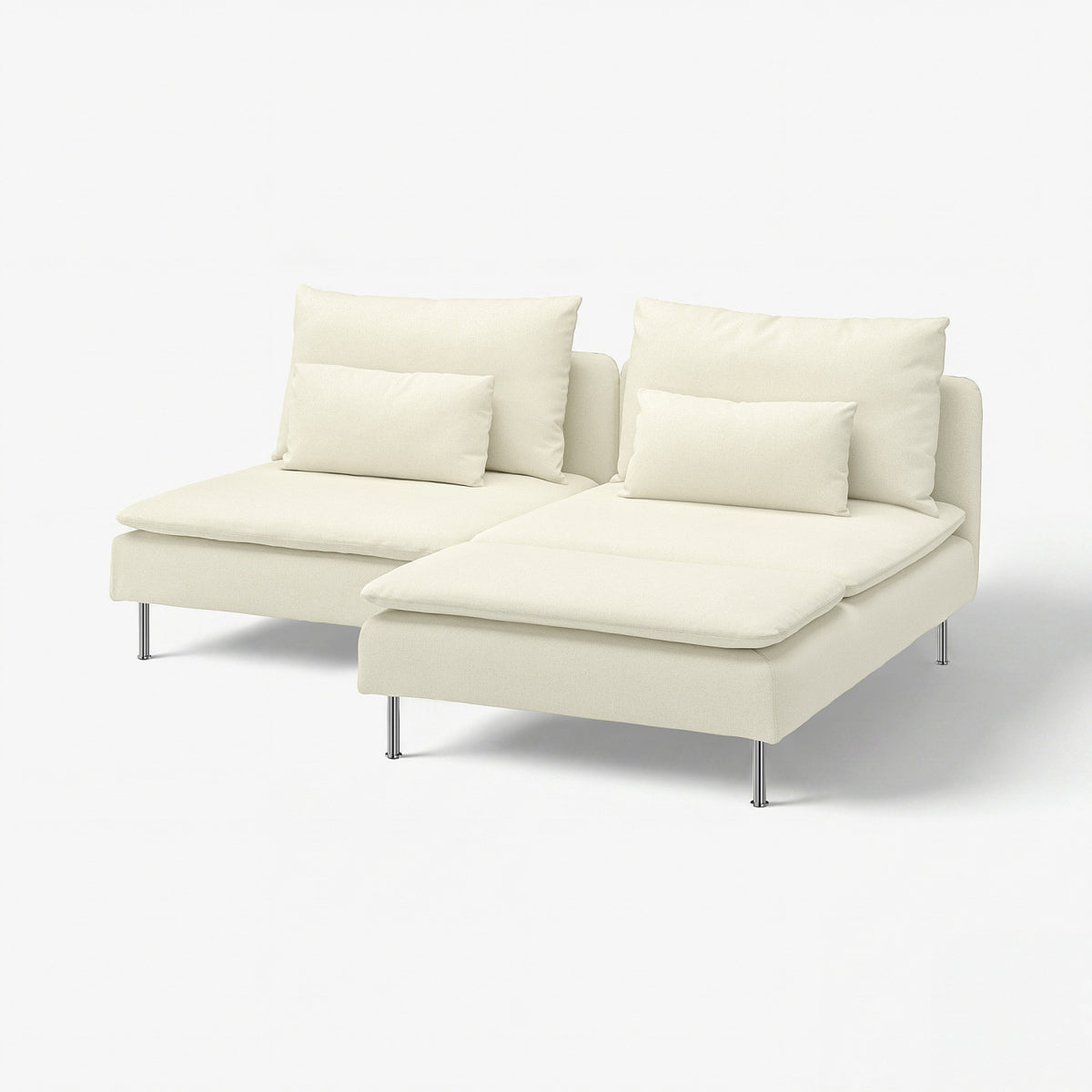 SÖDERHAMN 2-seat sofa with chaise longue