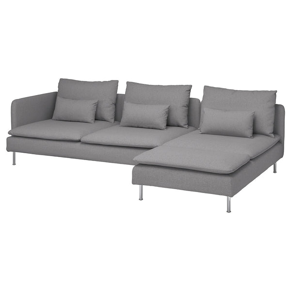 SÖDERHAMN 4-seat sofa with chaise longue