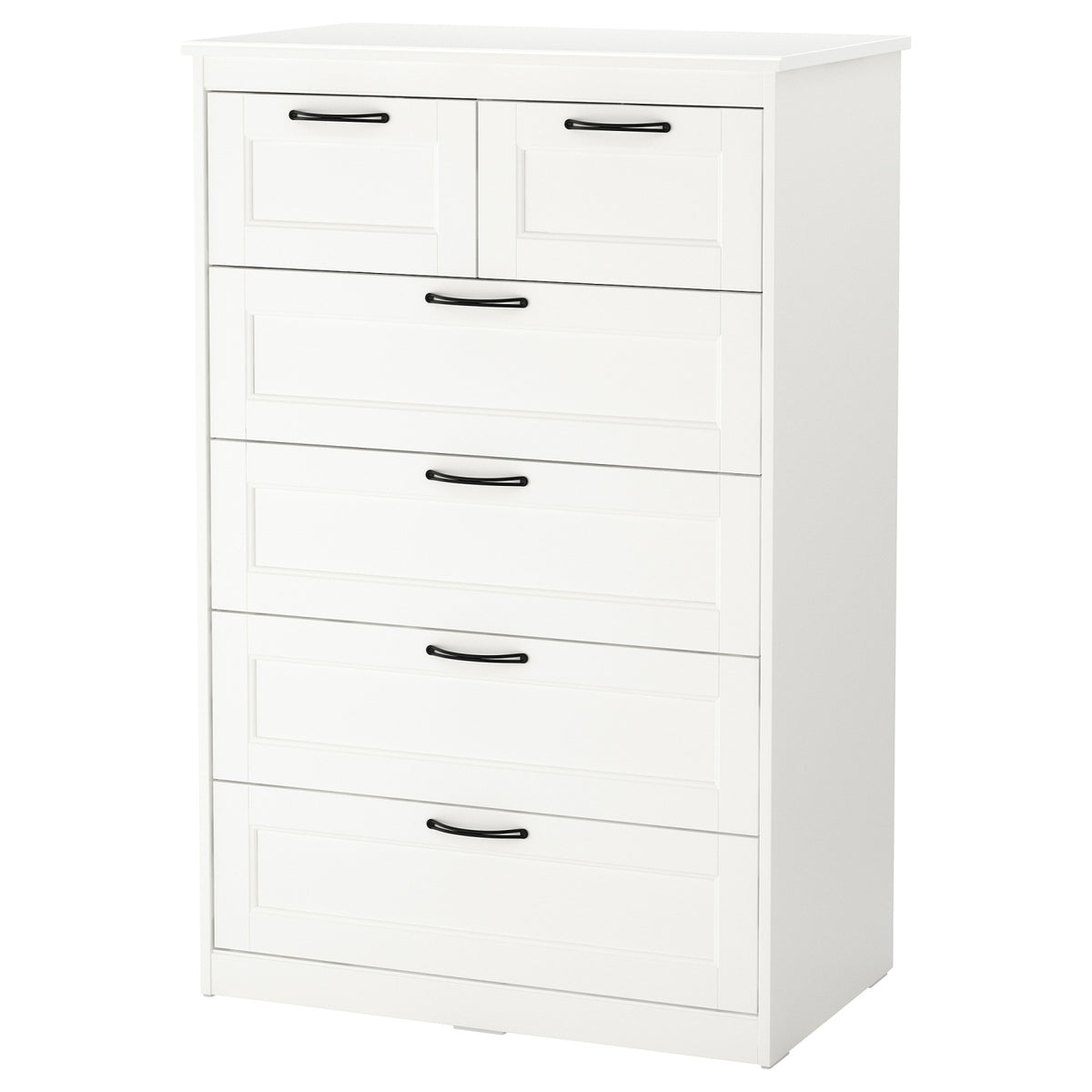 SONGESAND chest of 6 drawers, 82x126 cm