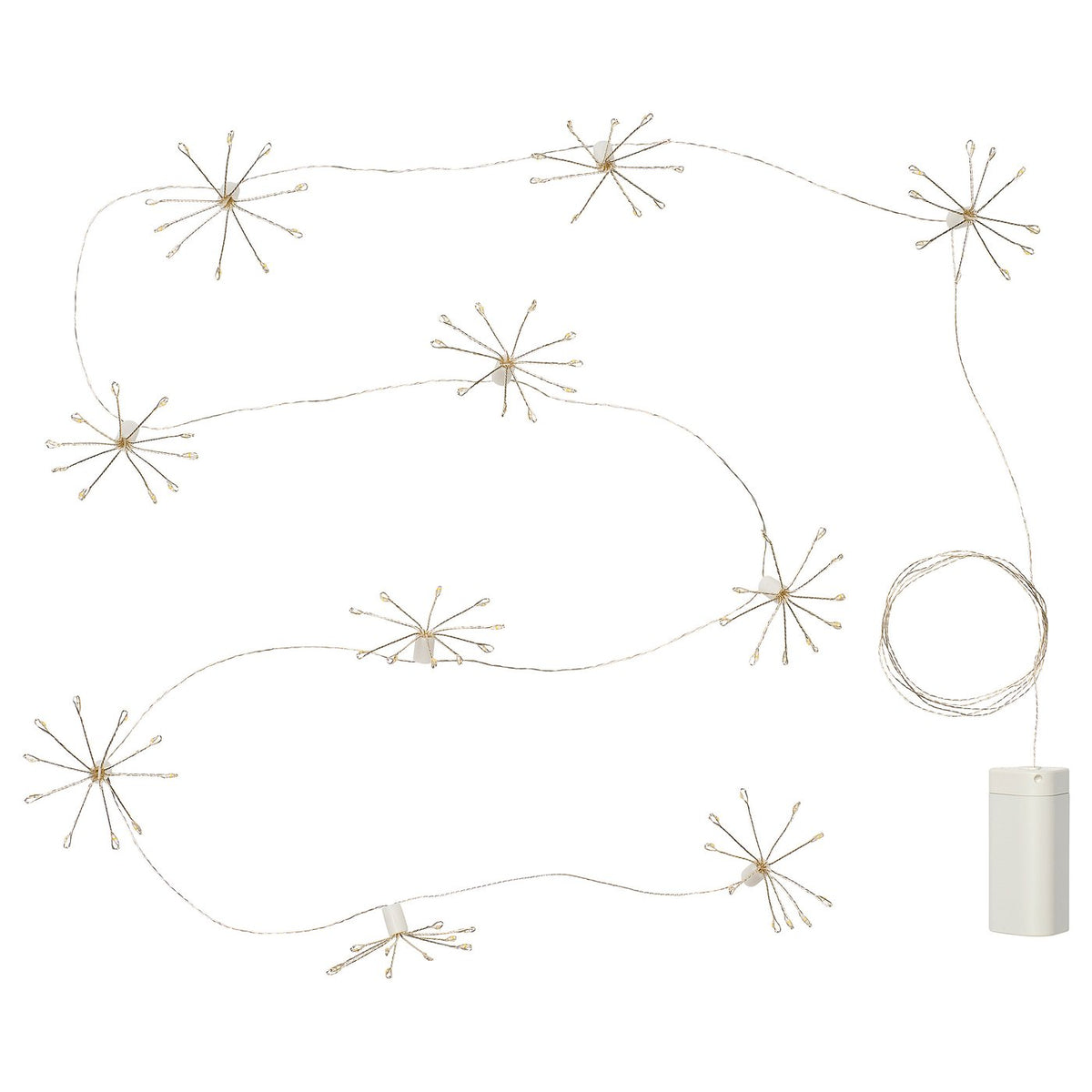 STRÅLA LED lighting chain with 10 lights