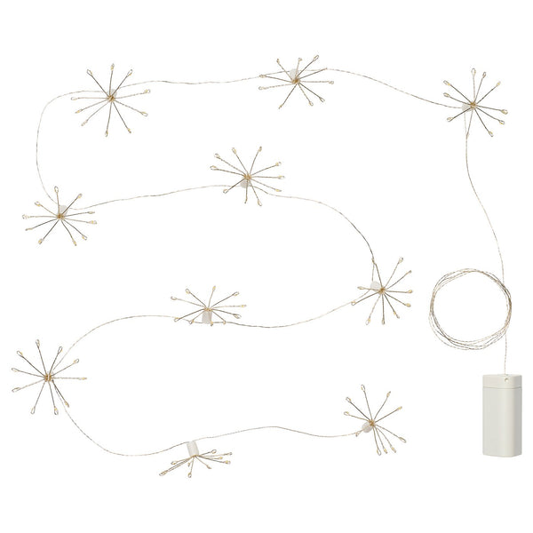 STRÅLA LED lighting chain with 10 lights