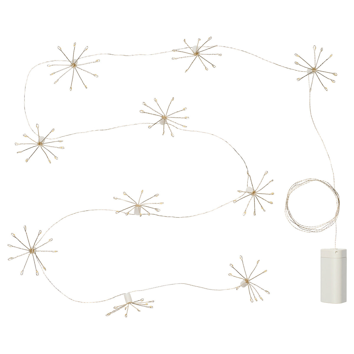 STRÅLA LED lighting chain with 10 lights