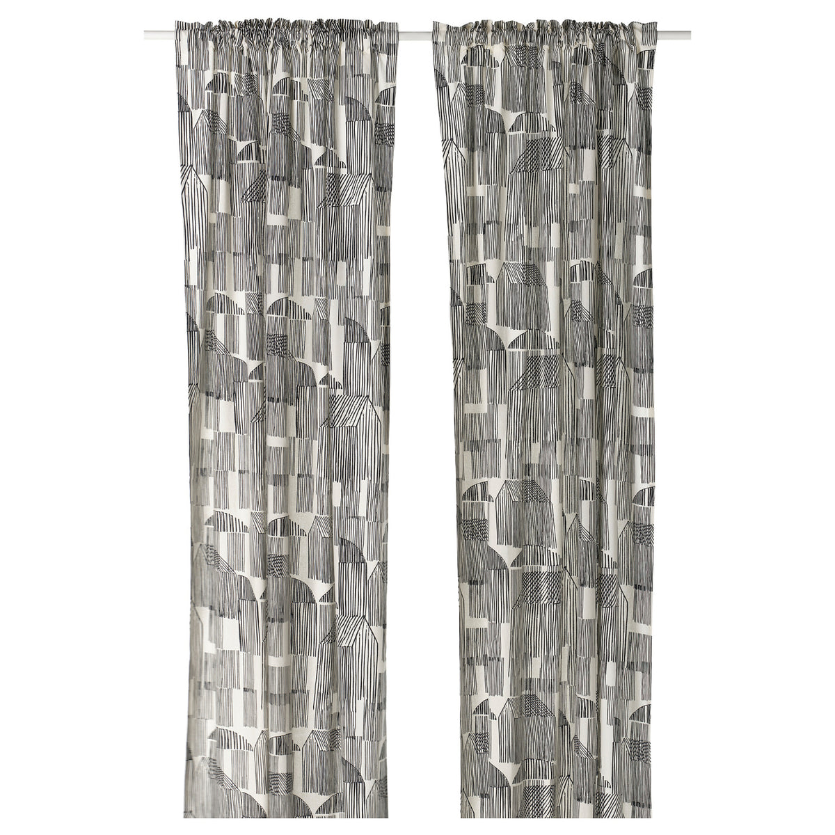 TEMPELFLY curtains, 1 pair