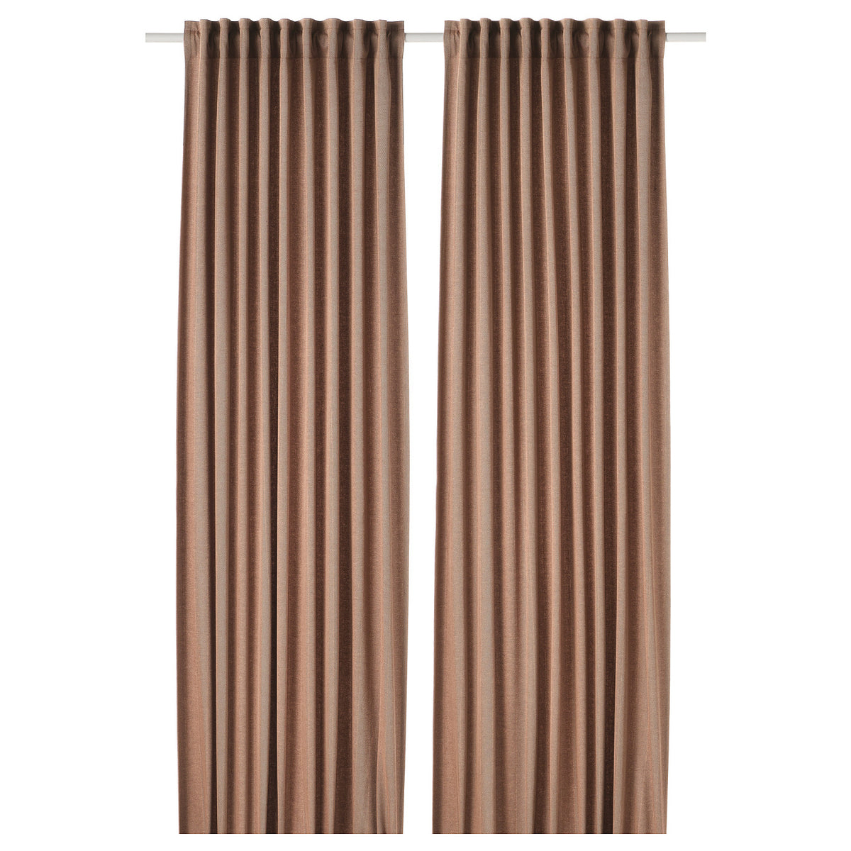 TIBAST room darkening curtains, 1 pair, 145x250 cm