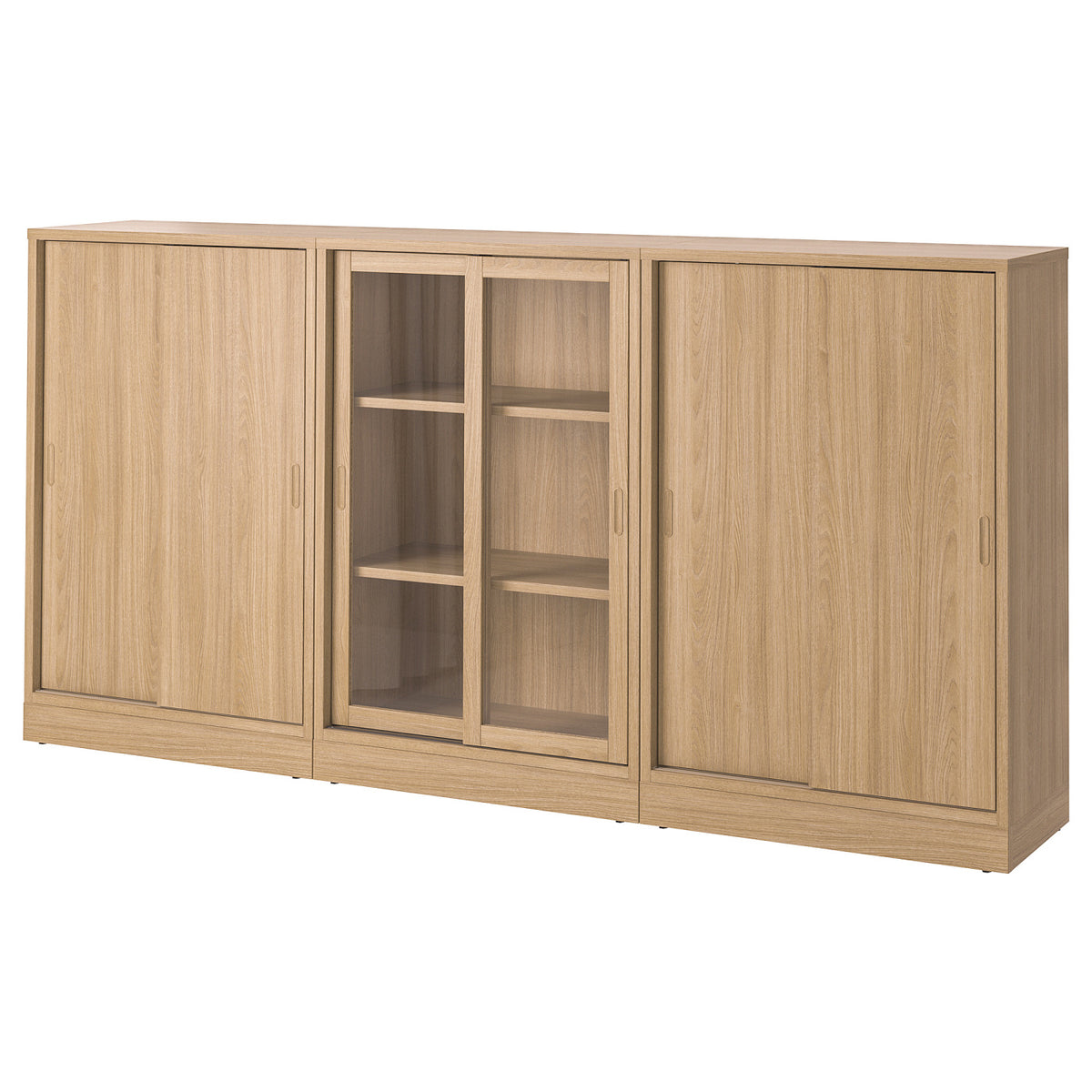 TONSTAD storage combination w sliding doors, 245x37x120 cm