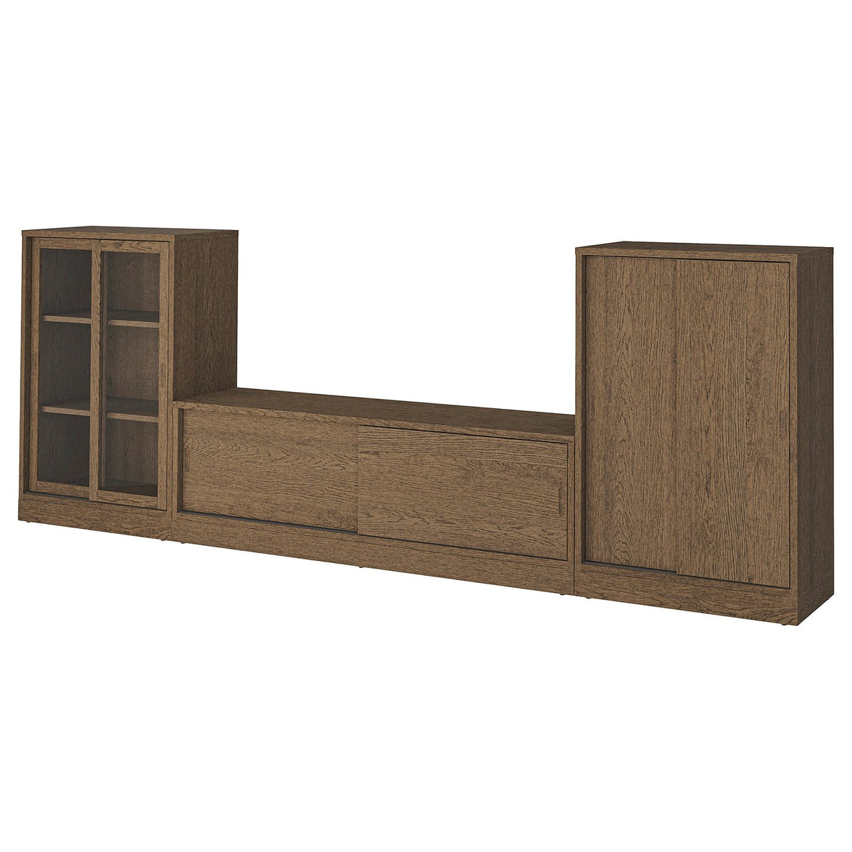 TONSTAD TV/storage comb with sliding doors