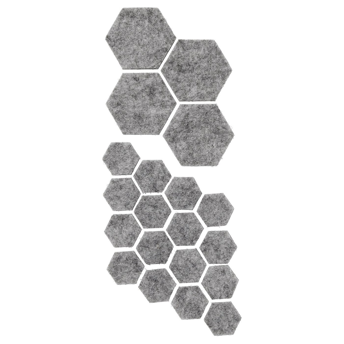 TRIXIG stick-on floor protectors set of 20