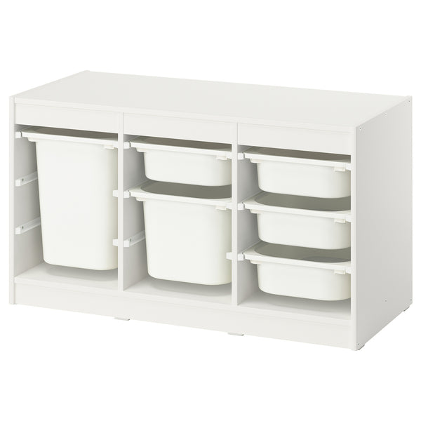 TROFAST storage combination with boxes, 99x44x55 cm