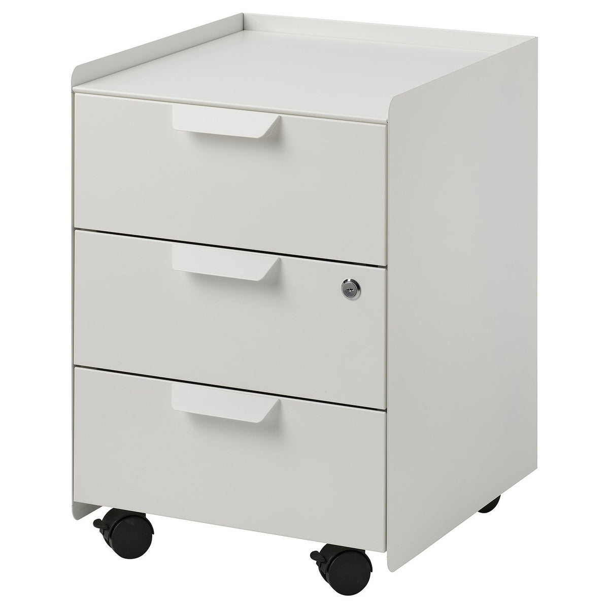 TROTTEN drawer unit w 3 drawers on castors
